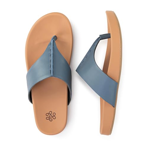 Image of The Sak Everly Slide Sandal - Women's Flat Fashion Slides with Soft Cushion Sole - Beach Slip On Sandals For Everyday