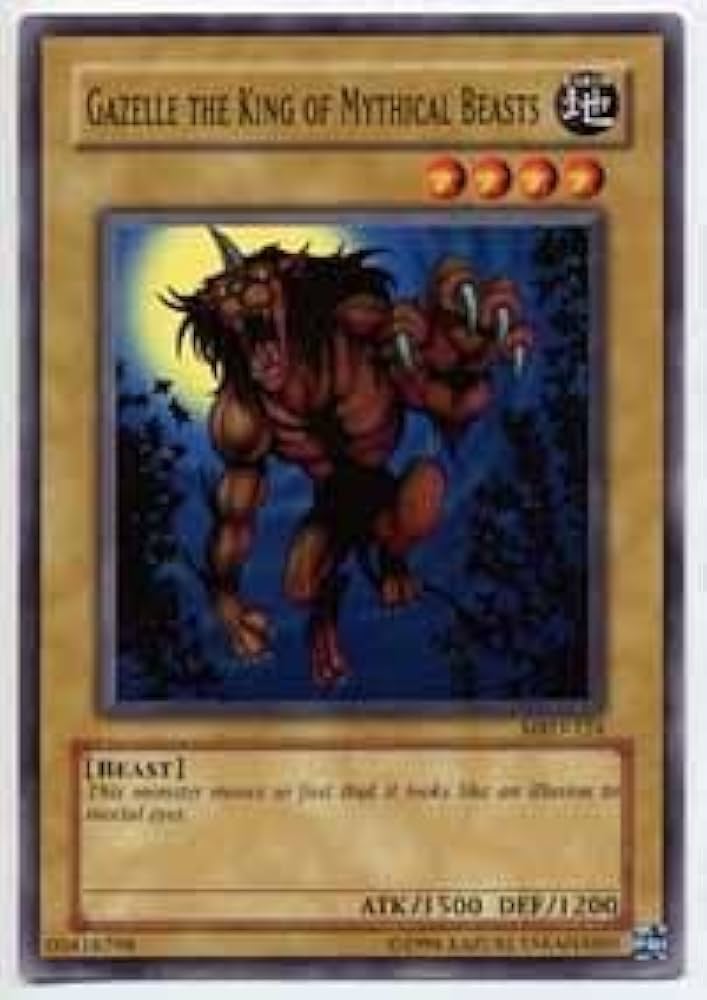 その他 L GEAR SOLID TRADING CARD GAZELLE 70 Amazon.com: Yu-Gi-Oh! - Gazelle The King of Mythical Beasts