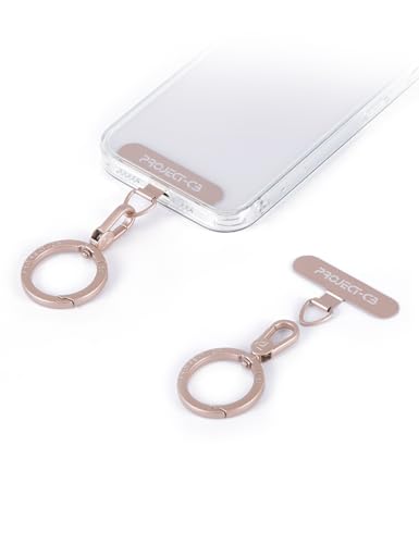 Phone Tether Tab ×1,Spring Ring ×1,Metal Patch,Universal Phone Lanyard Black - Photo 26 sur 29