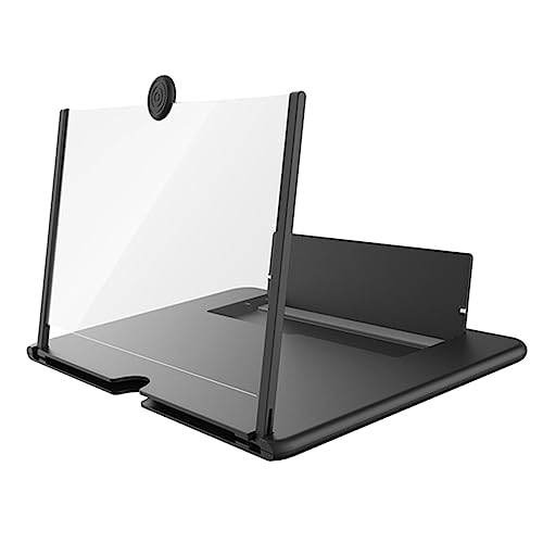 LEDMOMO スマホ画面拡大鏡 携帯電話スクリーンアンプ 耐久性のある電話ラック 映画鑑賞やゲームに適したコンパクトな携帯用拡大鏡 視聴に対応 収納便利 軽量設計