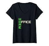Photo Gallery donna home office home office home office, design verde maglietta con collo a v Photo Gallery donna home office home office home office, design verde maglietta con collo a v