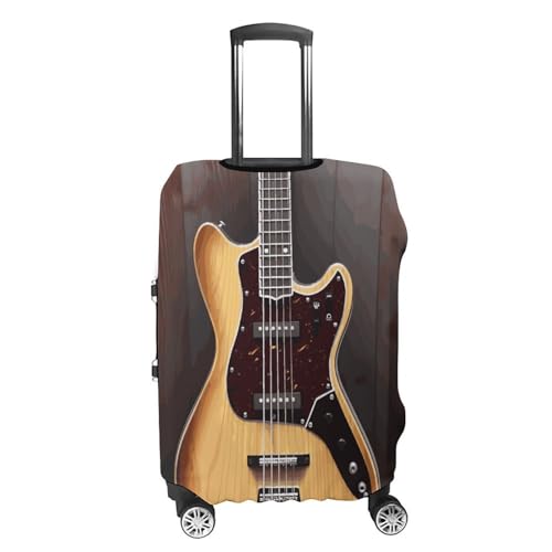 Guitar Musical Instrument Printed Luggage Cover Protector, Fits 18-32 Inch Luggage4