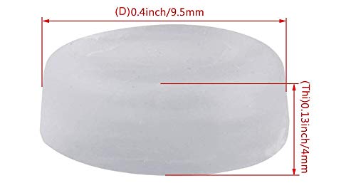 Jiayouy 9.5Mm Diameter Trumpet Silicone Pads Repair Parts Water Key Spit Trumpet Trombone Valve Pads 30Pcs #TOP3