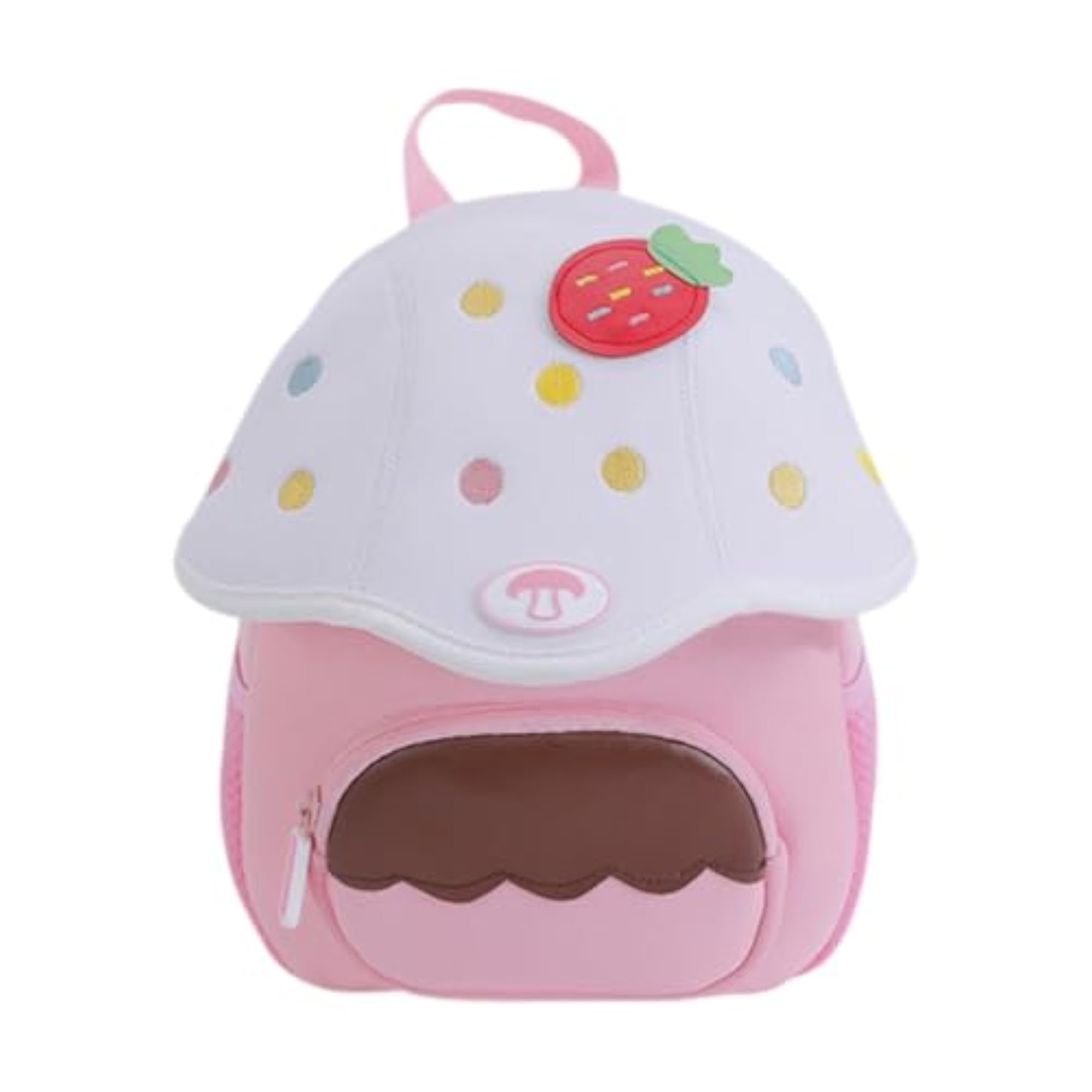 Adorable Fashion Kids Backpack Daypack, Kindergarten Bag, White