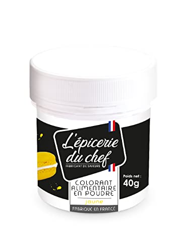 Epicerie du Chef Colorant Artificiel en Poudre Jaune 60 g
