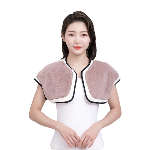 PURFUN Winter Thermal Fleece Lining Shoulder Warmer Elderly Men Women Wearable Shoulder Wrap Shawl Coldproof Shoulder Cover3