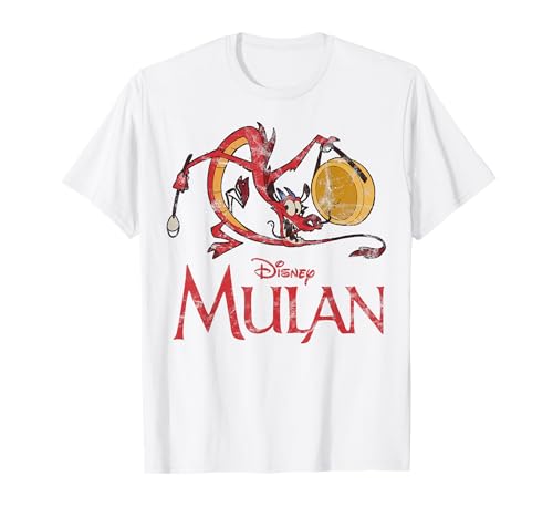 T-shirt Disney Mulan Mushu idéal pour vos sorties décontractées et journées cinéma