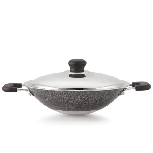 Image of Pencil Signature Non-Stick Appachatti /Appachetty with Steel Lid | Versatile Cookware for Perfectly Crafted Delights | Gas Top Compatible