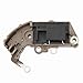 Keenso Car Alternator Regulator Brush Holder Kit, Aluminum Alloy Alternator Voltage Regulator Brush Holder with 126000‑2470 8090‑4424 for