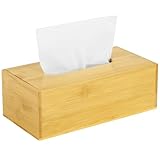 AOOHA Dispensador Toallitas Bambú, Decoración de Coche Automotive