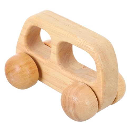 SAFIGLE 用木製手押し車 おもちゃ 丸角設計 指先訓練 重心安定 の握力強化 新生児から幼児向け