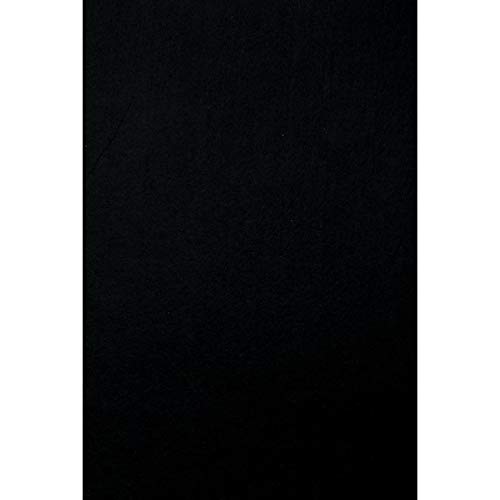 Darice Stiff Felt Sheet Black 12 x 18 inches (5-Pack) FLT-0332