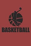 BASKETBALL: Notizbuch Basketballspieler Notebook Player Journal 6x9 kariert squared