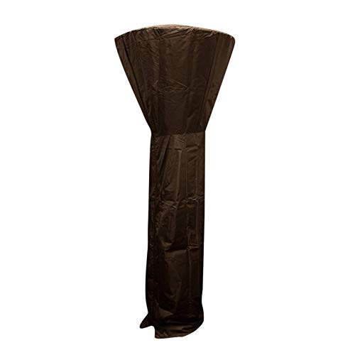 Abdeckhaube Für Heizpilz 600D Oxford-Tuch Mit PVC Beschichtet Abdeckhaube Für Terrassenstrahler S-XL Schutzhülle Für Heizpilz,Braun,XL