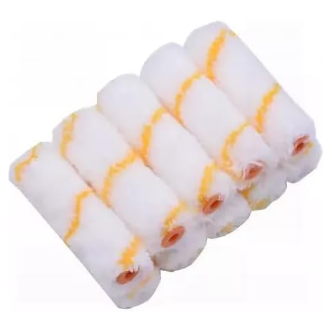 Edward Tools 4” Paint Roller Covers Refills Pack of 10 - Polyester and Acrylic Cover