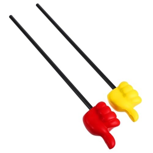 Cabilock Gesture Stick Set 2pcs Party Pointers Thumb Stick Prank Pointer for Classroom for Dance Performance