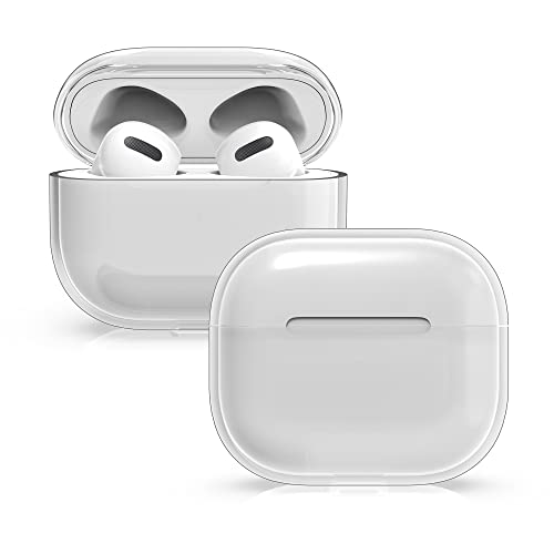 Ya en manzanajugosa.com: kwmobile Funda Auriculares Compatible con Apple AirPods 3 - Estuche Protector Duro de 2 Piezas - Transparente