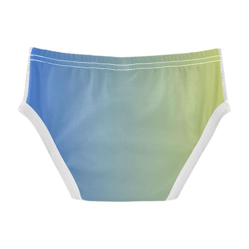 ODAWA Boxer Briefs Kids Blue Yellow Gradient Childrens Underwear Boys Boys Boxer Briefs Size 42