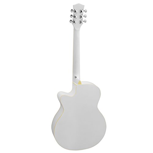 TIGER Guitare acoustique Découpe Blanc - Les Beatles, Paul McCartney, John Lennon, RIngo Starr, George Harrison TIGER Guitare acoustique Découpe Blanc – Image 6