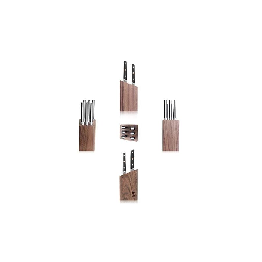Cangshan-TC-Series-1022247-Swedish-14C28N-Steel-Forged-6-Piece-Steak-Knife-Block-Set-Walnut Cangshan TC Series 1022247 Swedish 14C28N Steel Forged 6-Piece Steak Knife Block Set, Walnut