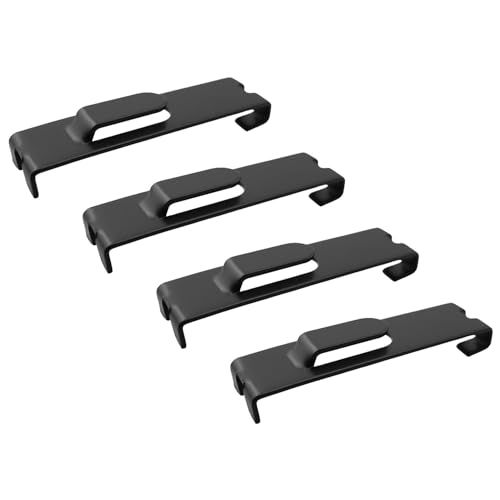 Image of TAODAN 12PCS Mesh Wall Hook Hanger Iron Mesh Notch Picture Frame Painting Art Display Home Slot Panel Mesh Panel Hook For Office Home Mesh Panel Black
