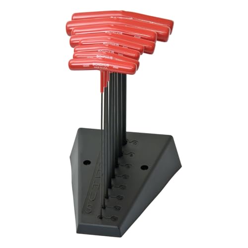 Bondhus 15389 Set of 8 Hex T-handles w/Stand, 9