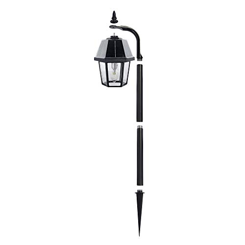 Gama Sonic Solar Garden Light or Landscape Pathway Lamp, Shepherd Hook, 7