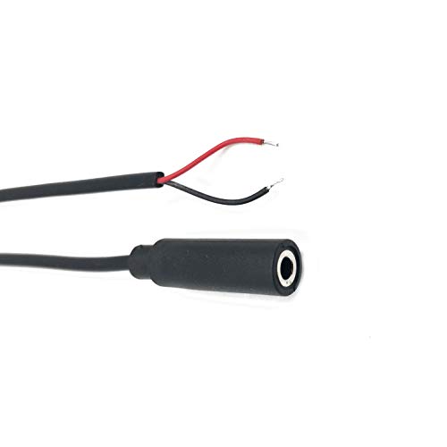 6Pcs Conector Macho 3.5mm Jack a Cable Abierto Mono miniatura 2