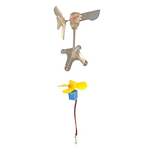 360º Mini LED Windmill Fan Wind Water Generator Wind Turbine Model Set Kits Alternator Hydroelectric Generator
