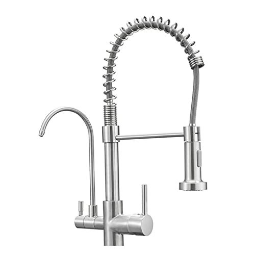 Robinet cuisine 3 voies eau pure laiton mitigeur noir eau chaude froide
