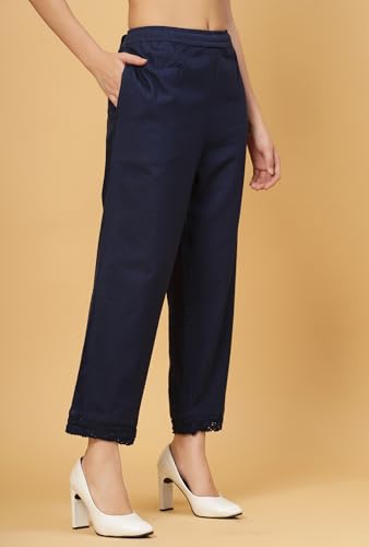 Pistaa's Women's Regular Fit High Rise Palazzo