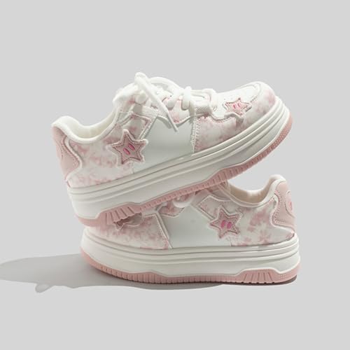 Women Walking Sneakers Fashion Platform Star Shoes Cute Y2K Shoes for Everyday3