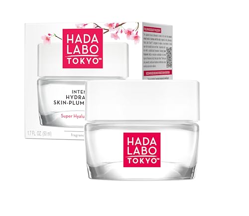 Hada Labo Tokyo - Intense Hydrating Skin-Plumping Gel Day & Night with Super Hyaluronic Acid for Age 18-39 50 ml Jar (Pack of 1)