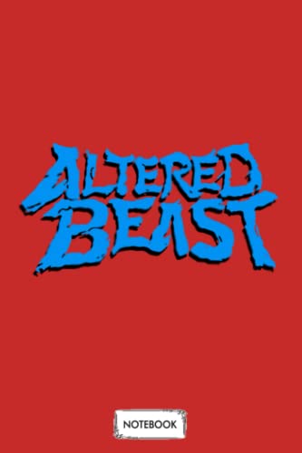  Altered Beast Blue B47236 Notebook: Journal, Matte Finish Cover, Lined College Ruled Paper, Planner, Diary, 6x9 120 Pages