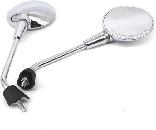 1paire Rétroviseur Moto,Retroviseur Embout Guidon For Vespa Primavera 4T-3V E2 E4 50 125 150 2T 4T 2013-2018 Miroirs moto Rearview Vue arrière Accessoires...