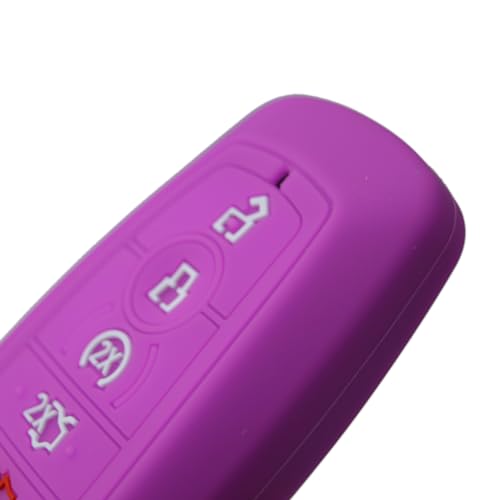 Image of Silicone Key Fob Cover for Ford F150 Mustang Explorer Expedition Escape Edge Bronco Transit Maverick and Lincoln Navigator Nautilus Aviator Corsair