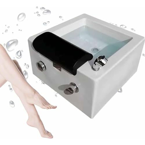 Spa de pies acrílico con masaje y calentador portátil