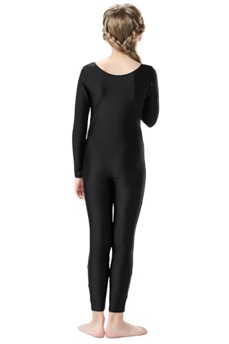 Girls Kids Long Sleeve Dance Unitard Bodysuits Full Body Leotard for Ballet,Gymnastics,Performance,Costumes