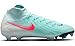 Nike Phantom Luna 2 Elite FG High-Top Soccer Cleats (FJ2572-300, Mint/Off Noir/Atomic Red) Size 10.5