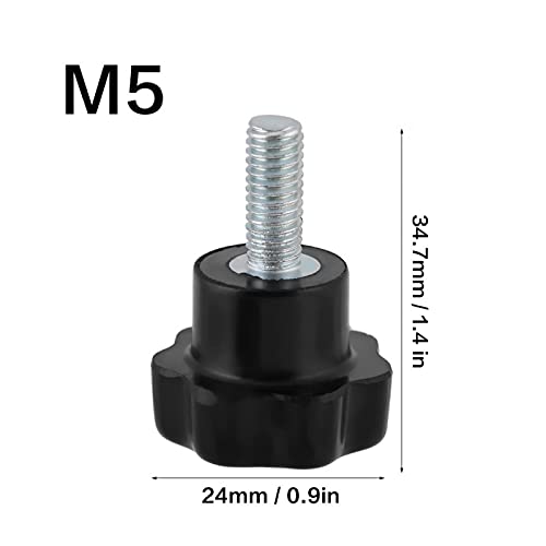 Manopole a stella 10 pezzi M5 * 16 Set di