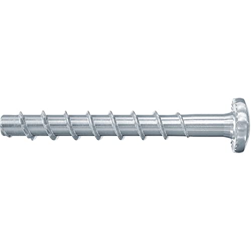 fischer UltraCut FBS II 6x30/5 Panhead - Tornillo de cabeza alomada de alto rendimiento para fontanería, calefacción y aire acondicionado, 100 unidades