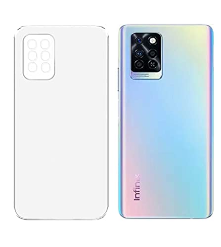 Image of Soft Flexible Silicone Back Cover Compatible with Infinix Note 10 Pro /Infinix Note 10, Transparent Case