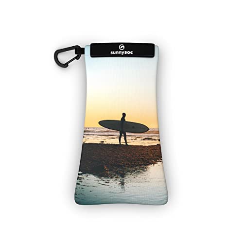 Image of GOGGLESOC Sunnysoc Sunglass Case - Stretch Microfiber, Scratch Protection, Slim Sleeve, Soft Touch - Travel, Protection