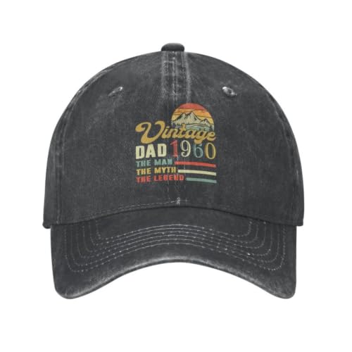 Cadeau d’Anniversaire Papa Vintage années 1960 Casquette de baseball pour un hommage unique
