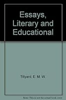 Tillyard Essays Literary Educational 0701111518 Book Cover