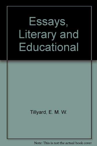 Essays, Literary and Educational 0313203598 Book Cover