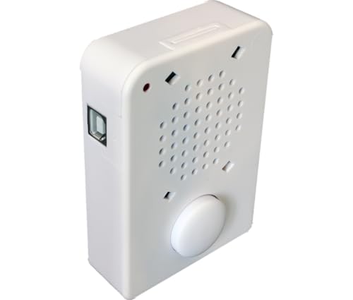 300 Second (5 Minutes) USB Recording Module with Push-Switch and White Enclosure (Windows)