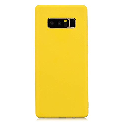 cuzz - Carcasa para Samsung Galaxy Note 8 (Incluye 1 Protector de Pantalla de Cristal Templado), Color sólido y Flexible, Flexible, Flexible, Silicona TPU Fina, Ultraligera, Antideslizante, Color
