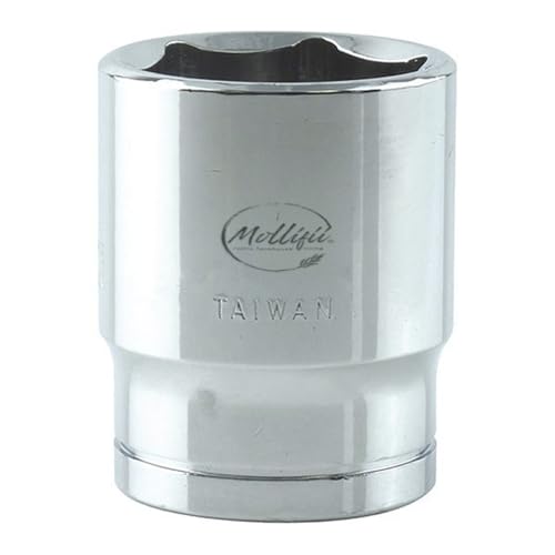 1/2 in Drive, 22mm 6 pt Metric Socket, 6 Points, Mfr: 28122-A