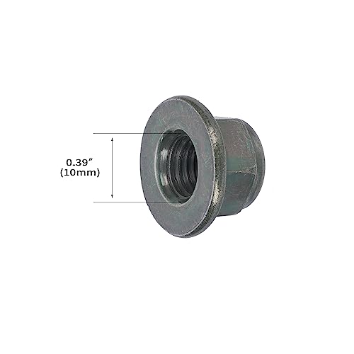 Image of 8pcs M10 x 1.25mm Metric Fine Pitch Locking Wheel Hexagonal Flange Nuts